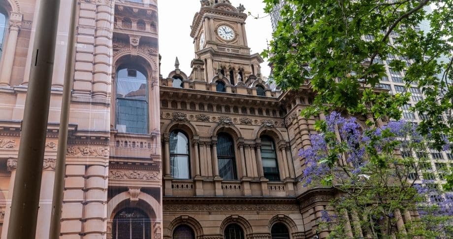 Sydney Town Hall Building Wrap