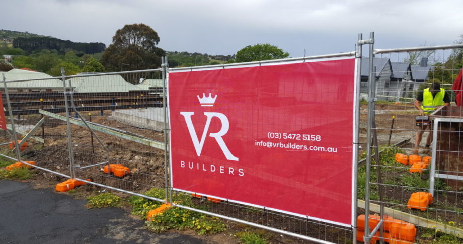 Mesh Fence Signs