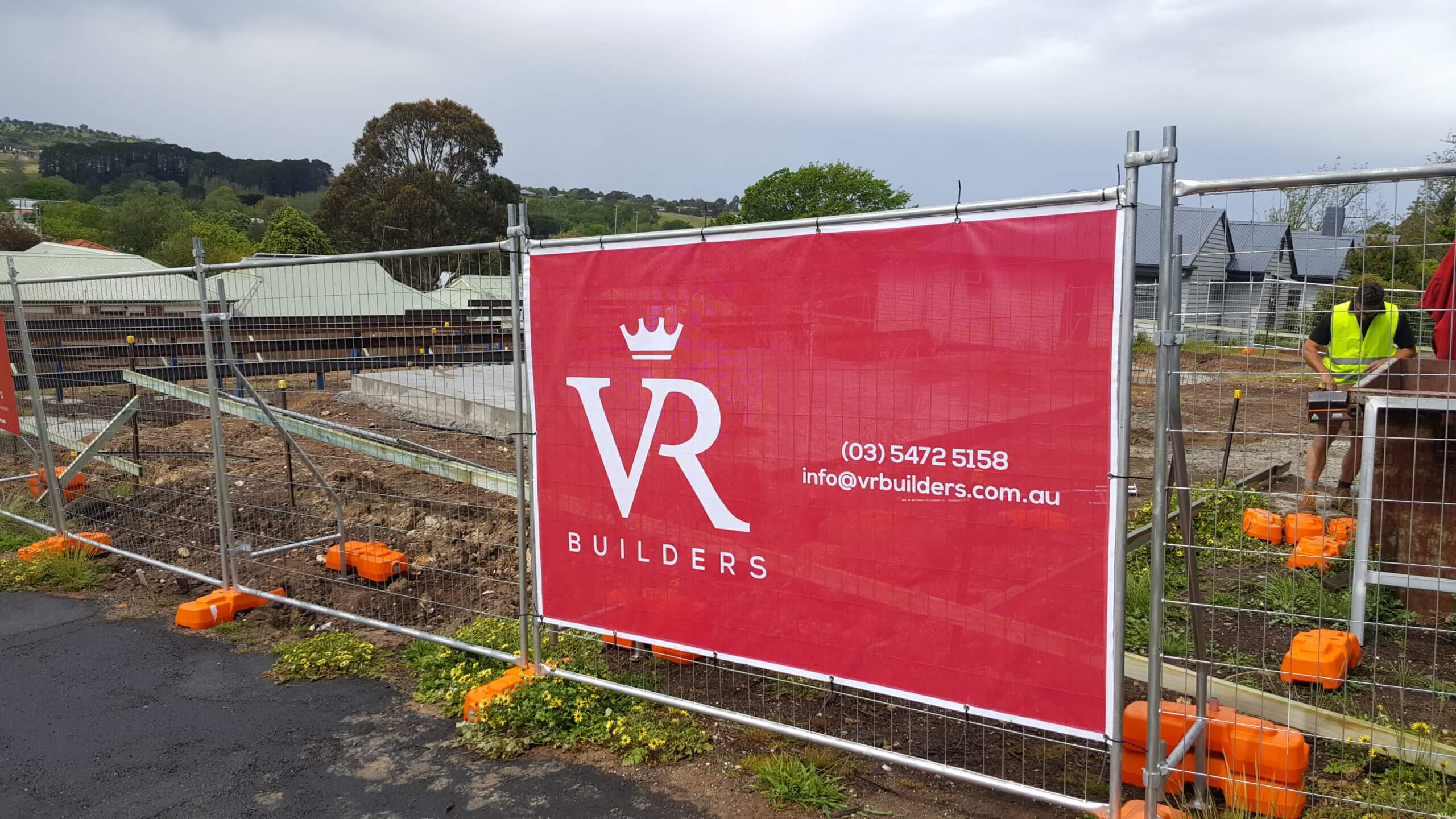 Mesh Fence Signs