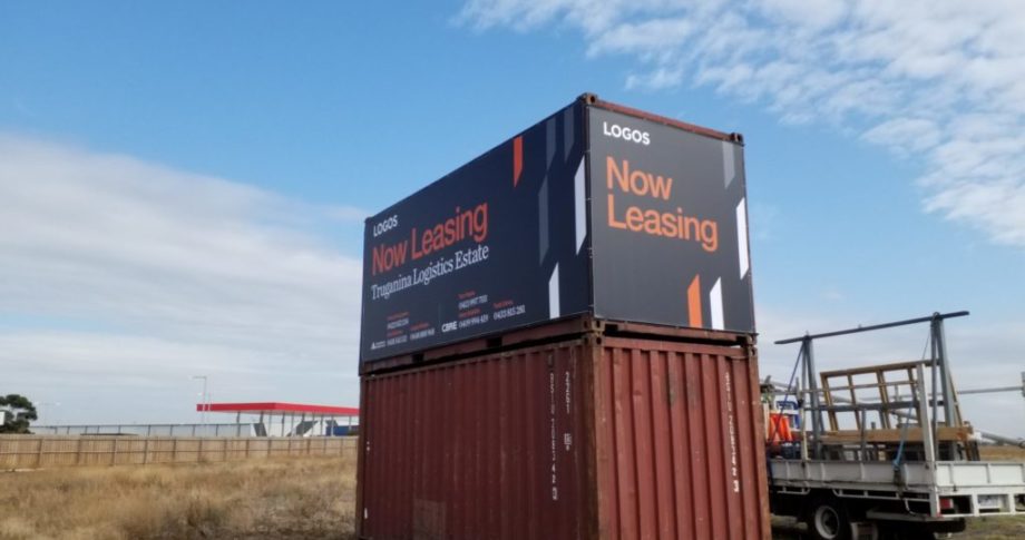 Logos Container signage