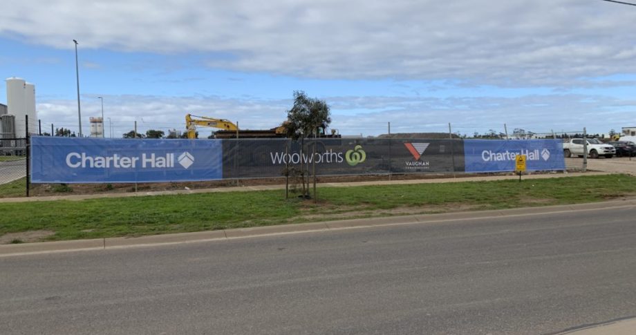 Construction Site Signs for Charter Hall