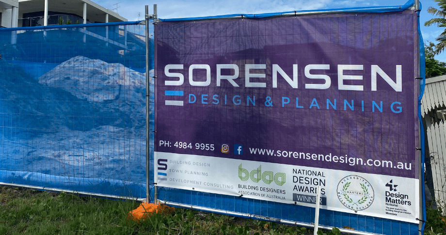 Sorensen Design banner mesh panel