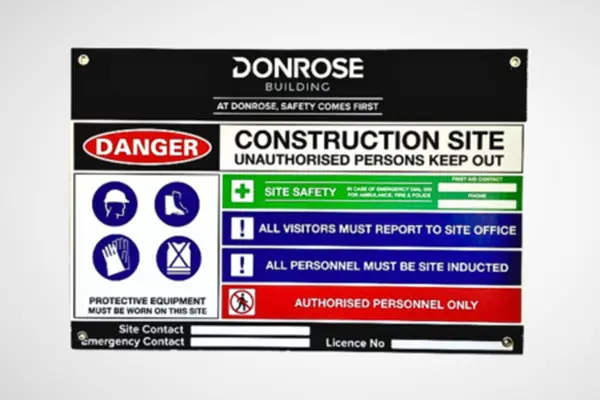 Safety Sign - Product Image - Mesh Direct - Sydney