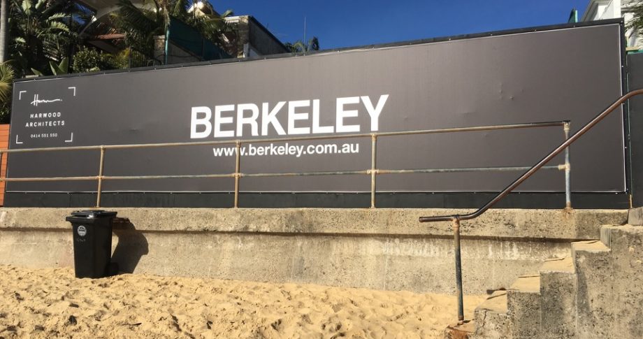 Vinyl Hoarding Signage Fencing Advertising for Berkeley