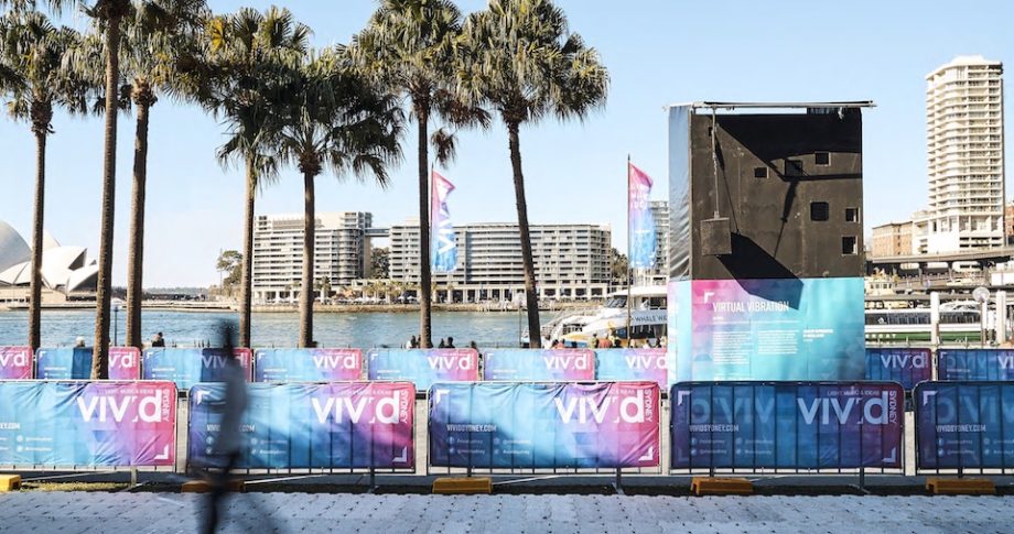 Crowd Control Barrier Signs Vivid