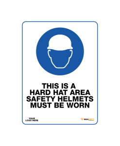 Hard hat area Construction Site Signs