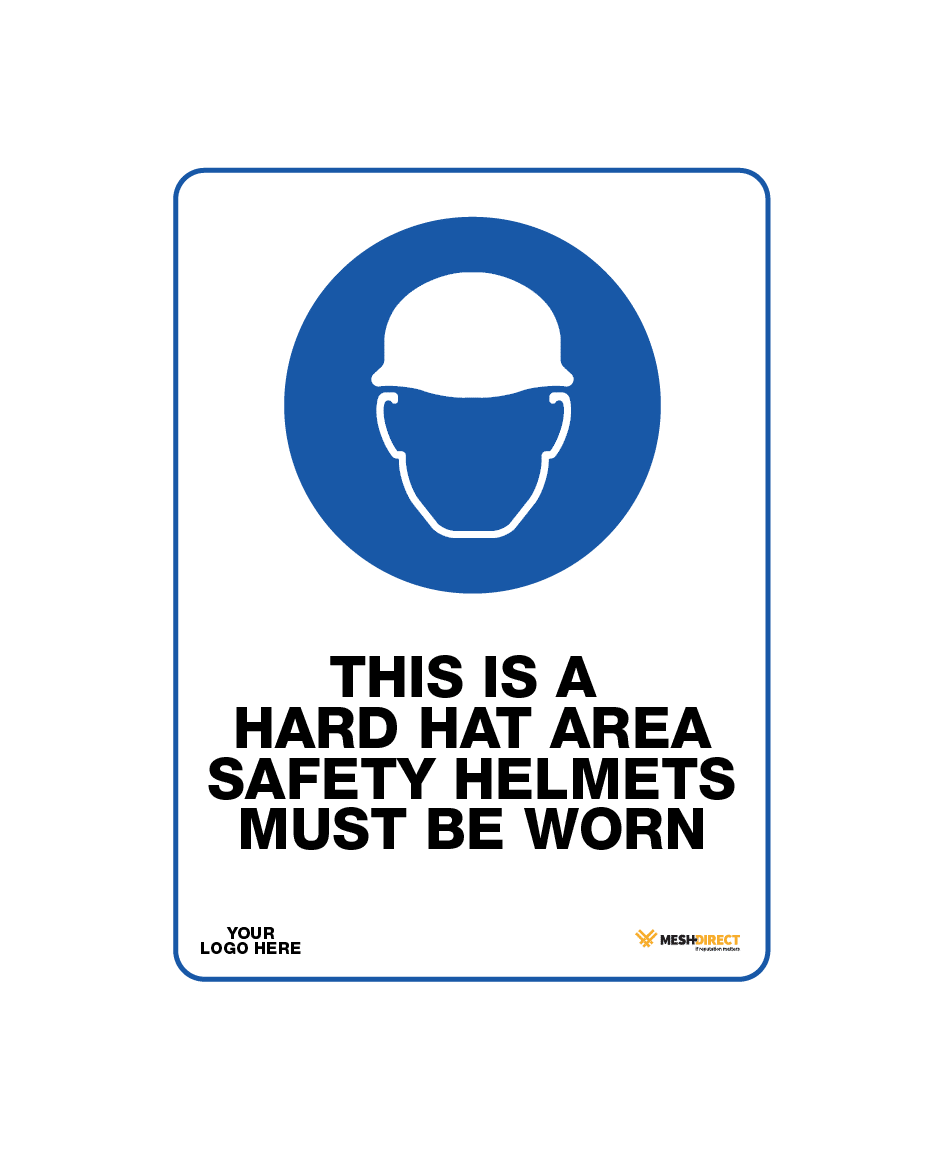 Hard Hat Area Safety Sign