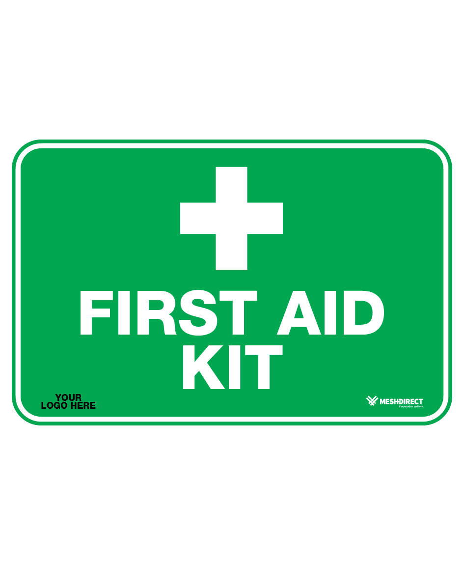 First Aid Kit Safety Sign