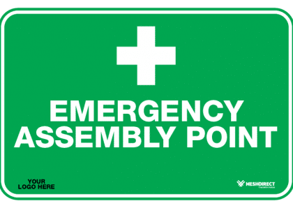 Emergency Assembly Point Safety Sign