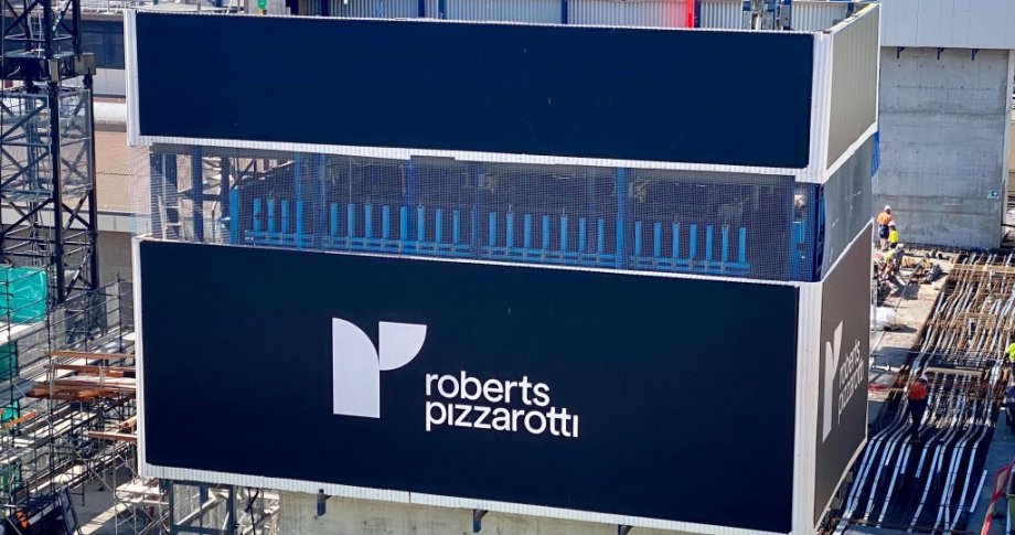 Roberts Pizzarotti Jump Form Signage Building Site Signs