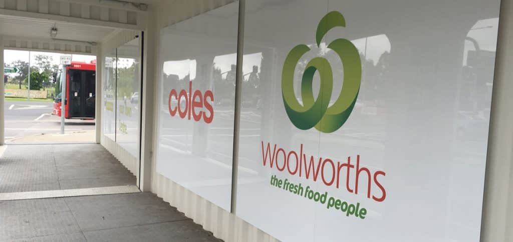 Woolworths Alupanel Signage