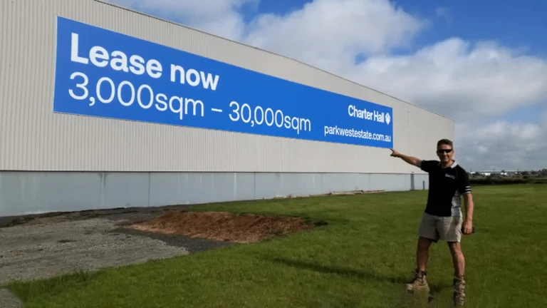 Charter Hall PVC vinyl Billboard