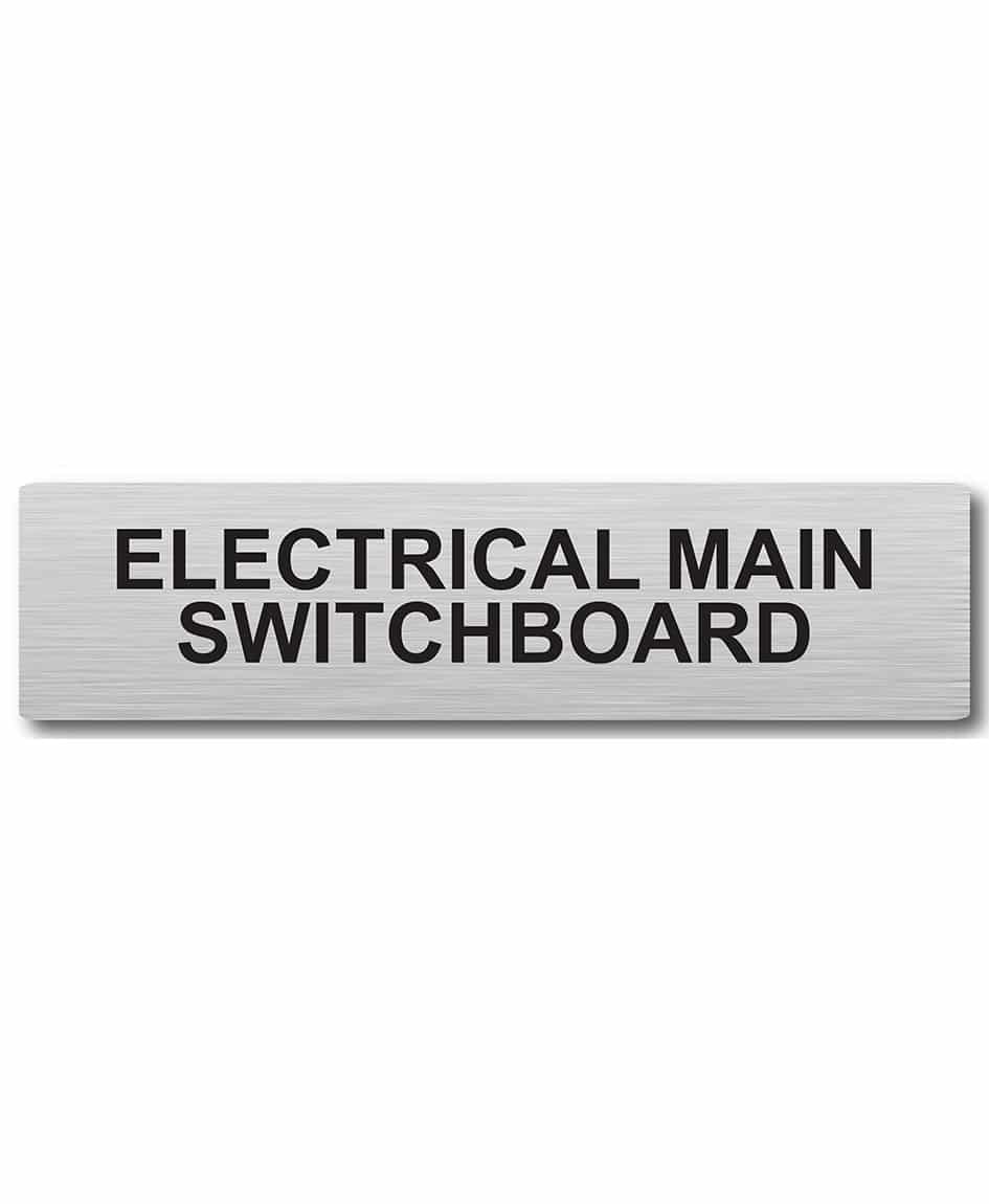 Door Plaque – Electrical Main Switchboard Sign