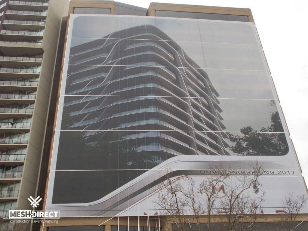 building signage building wraps