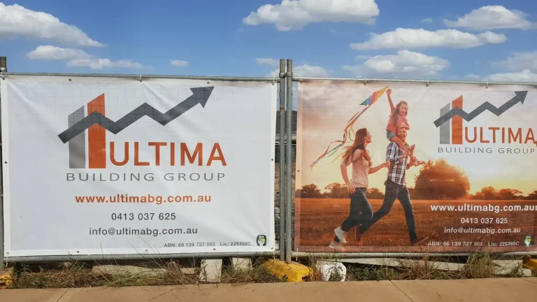 Construction Site Signs Fence Mesh Panels