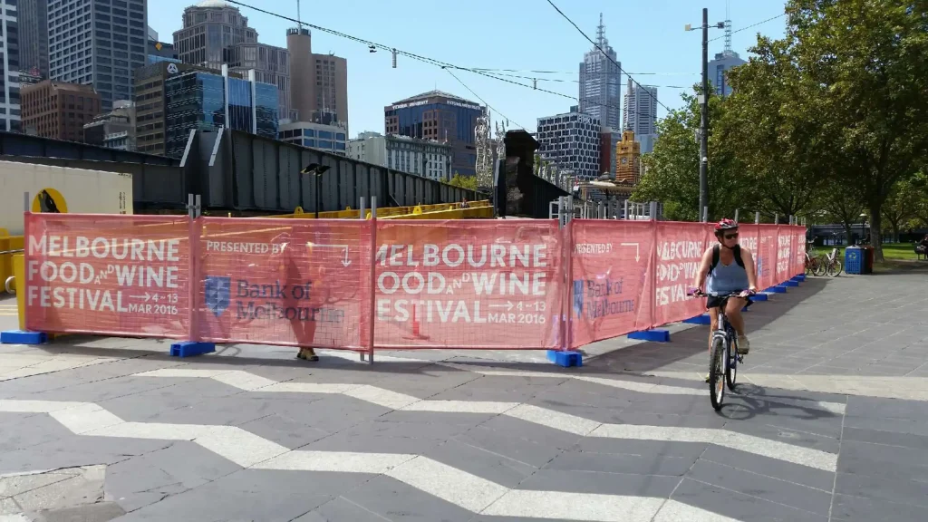 Shade Cloth - Melbourne Food and Wine Festival
