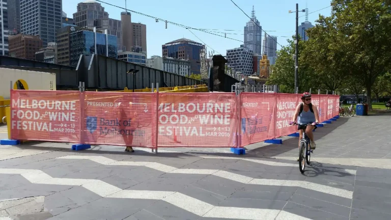 Shade Cloth - Melbourne Food and Wine Festival