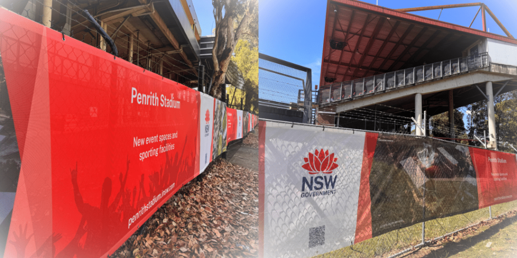 Penrith Stadium Eco Banner Mesh 1