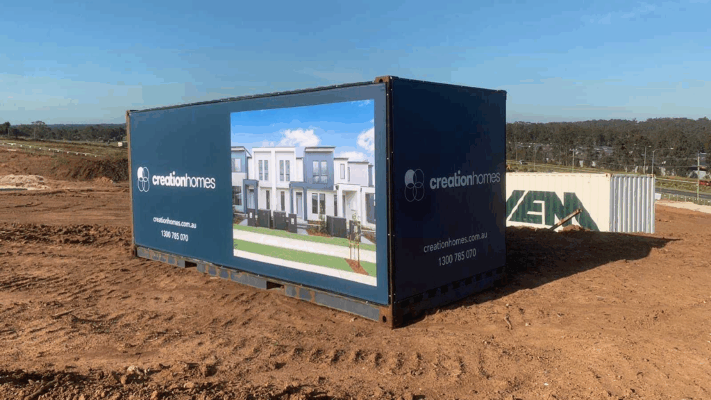 custom printed container signage