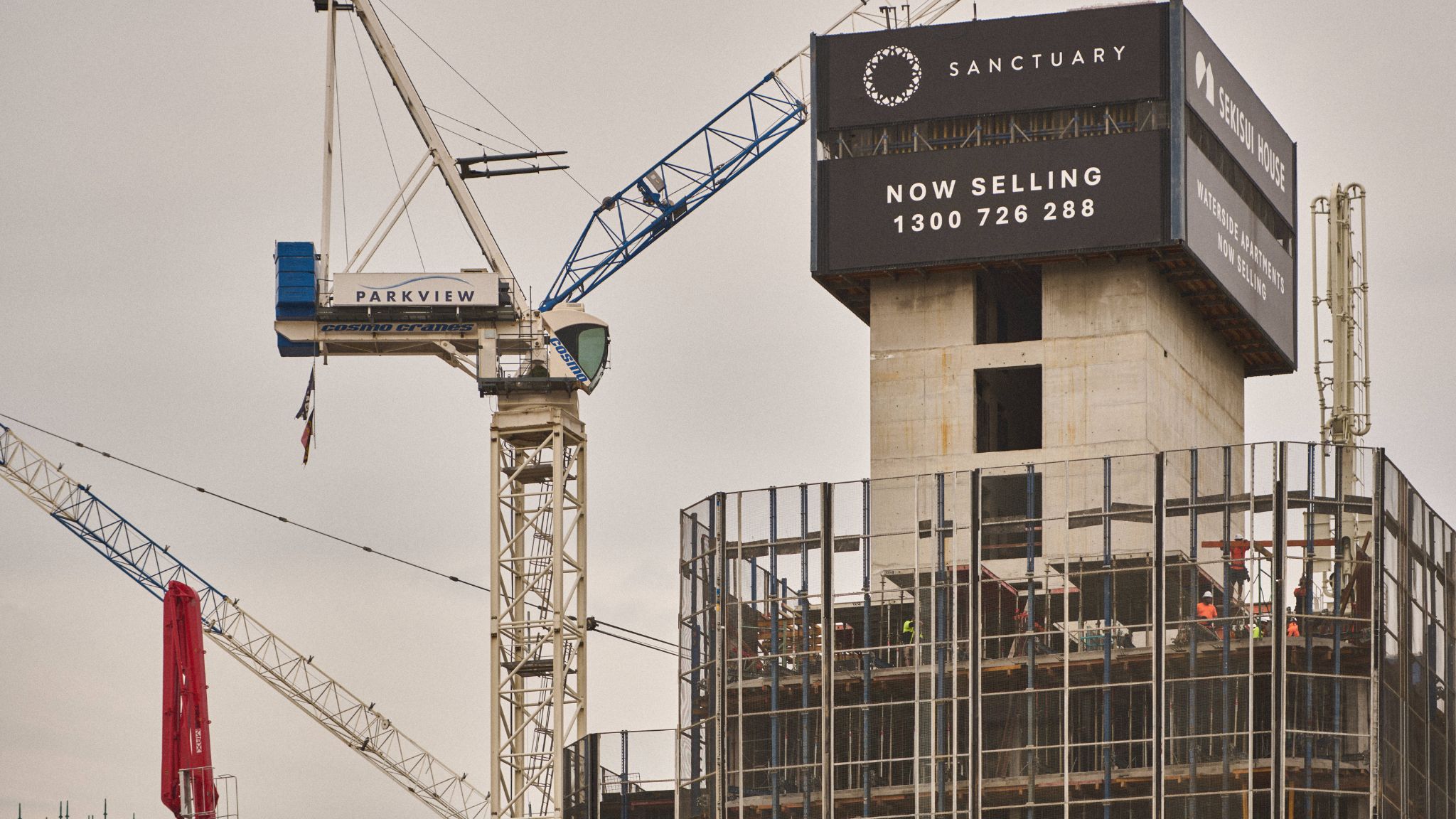 Construction Site Branding Jump Form Print Signage