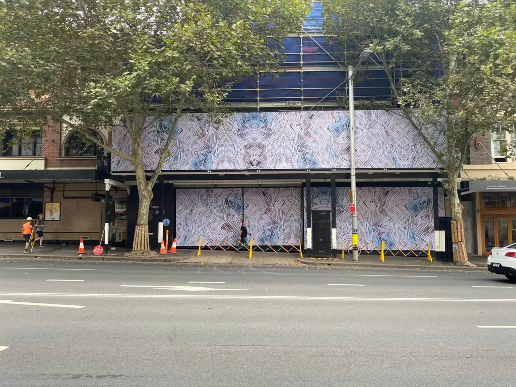 Vinyl Hoarding Signage for Alessi