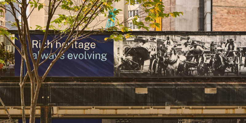 Hunter Street Hoarding Sydney