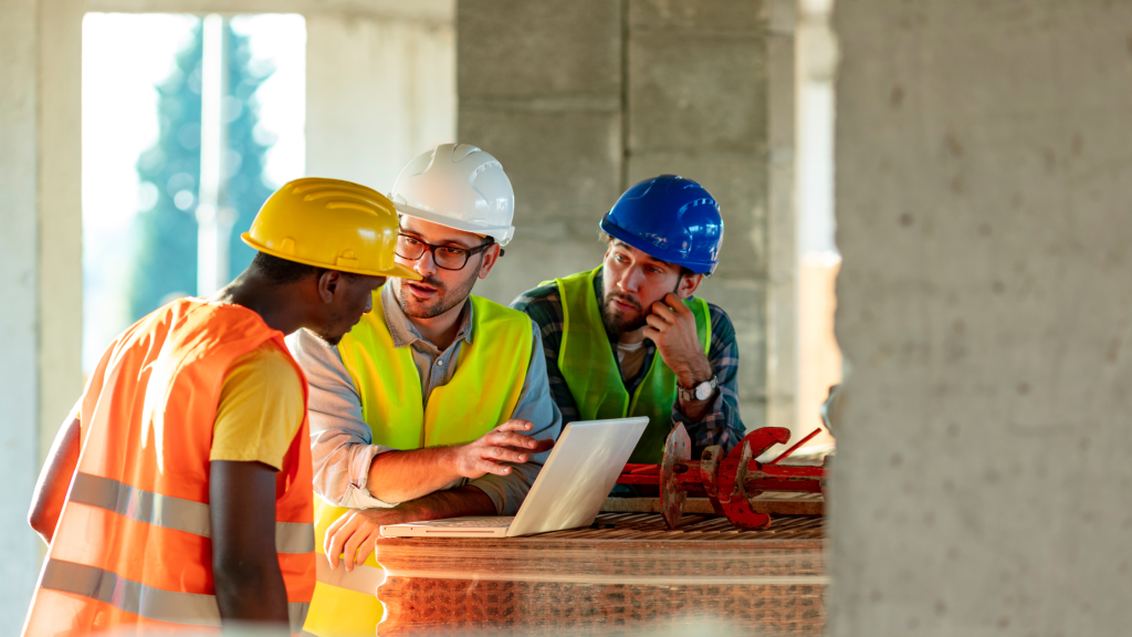 Construction Workers Risk Assessment Site Signage