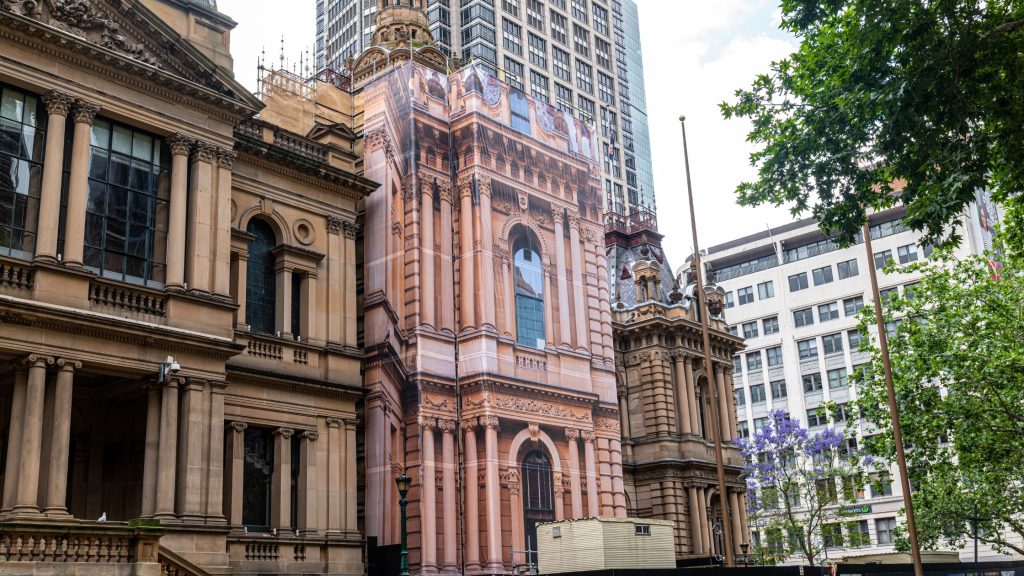 Sydney Town Hall Building Wrap