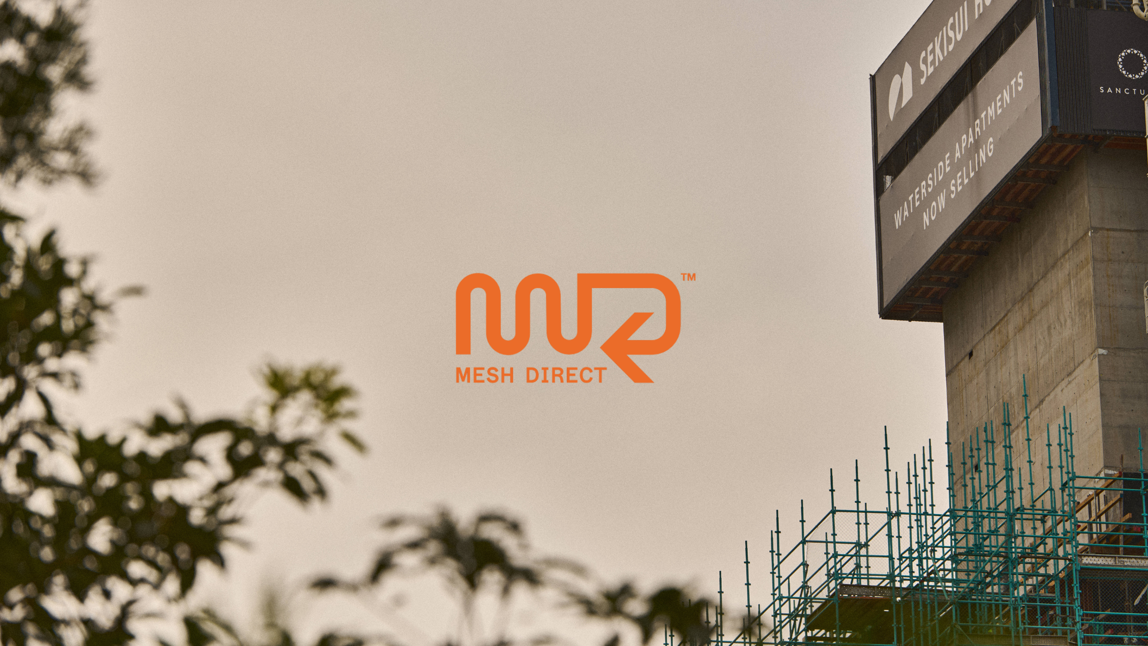 Jump form banner mesh