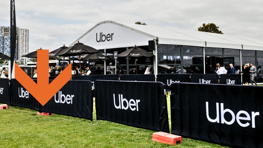 Uber event branding by mesh direct