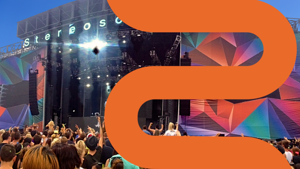 Event festival stage print