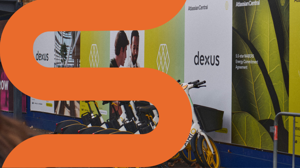Dexus Hoarding Construction Marketing
