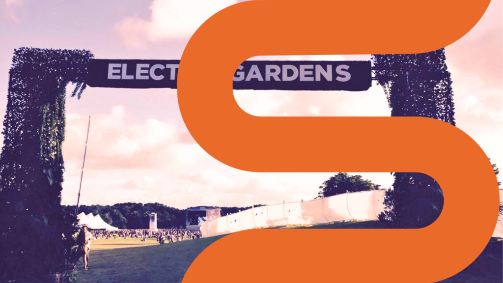 electric gardens wayfinding signage