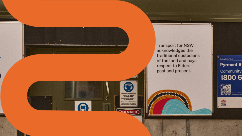 Sydney Metro community message signage