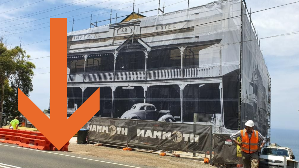 Mammoth Projects Community Minded Building Wrap