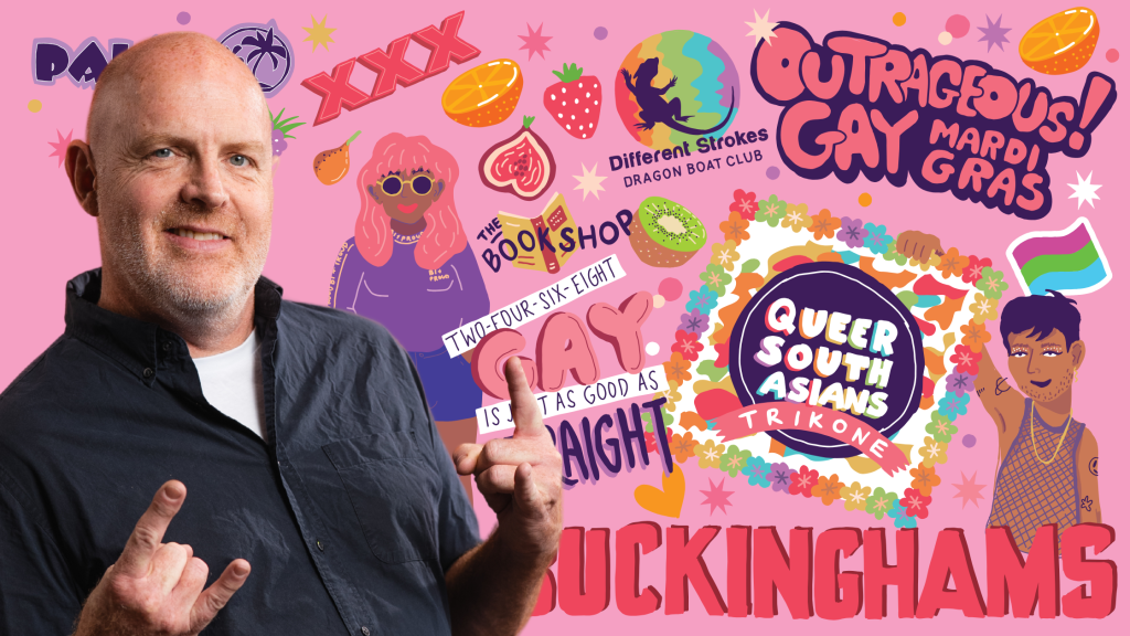 PETER ANDREWS WORLD PRIDE HOARDING