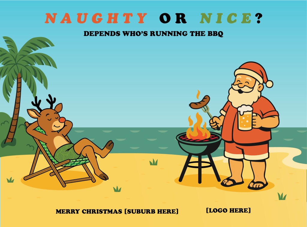 Santa and Rudolf mesh