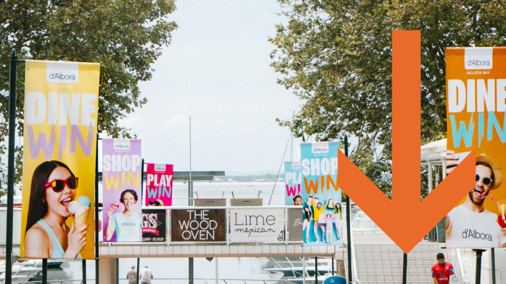 retail signage by mesh direct