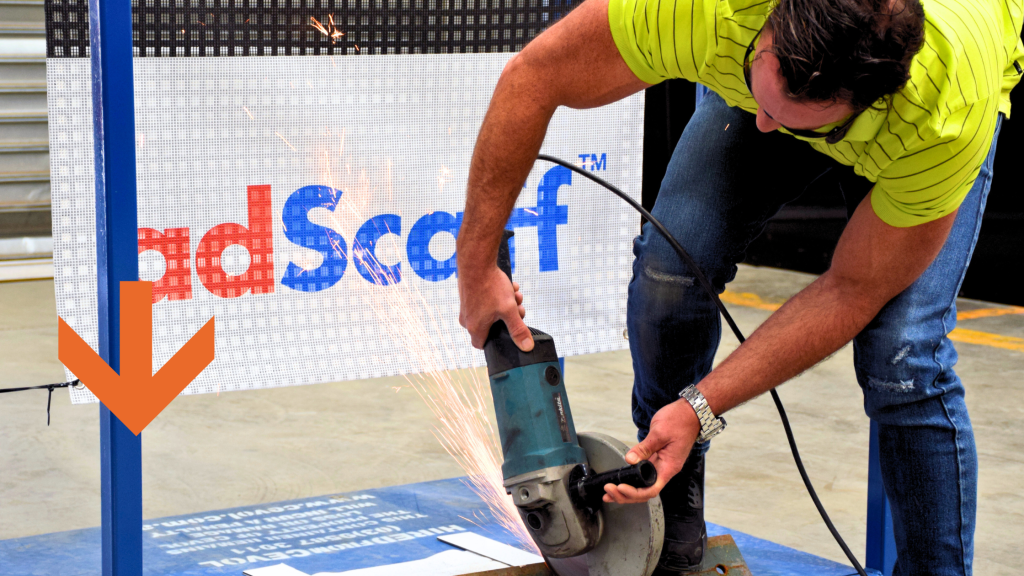 Adscaff Scaffold Containment Mesh Fire Rated 6 