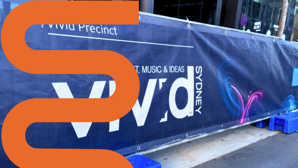 Vivid Festival Sydney Banner Mesh Mesh Direct