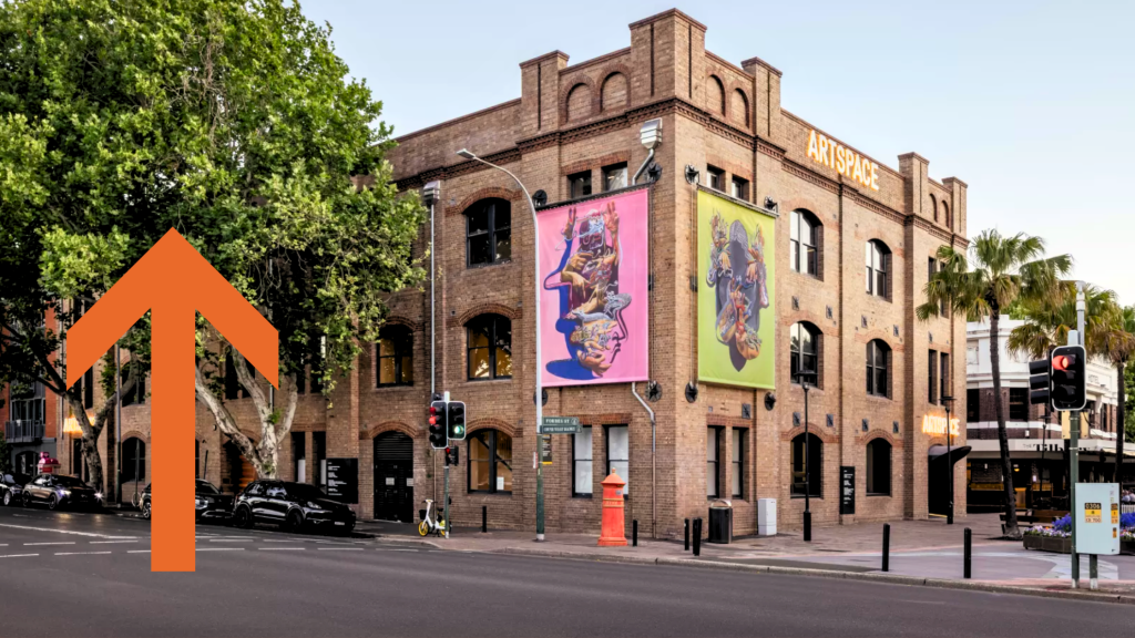 Artspace banner mesh event series by mesh direct