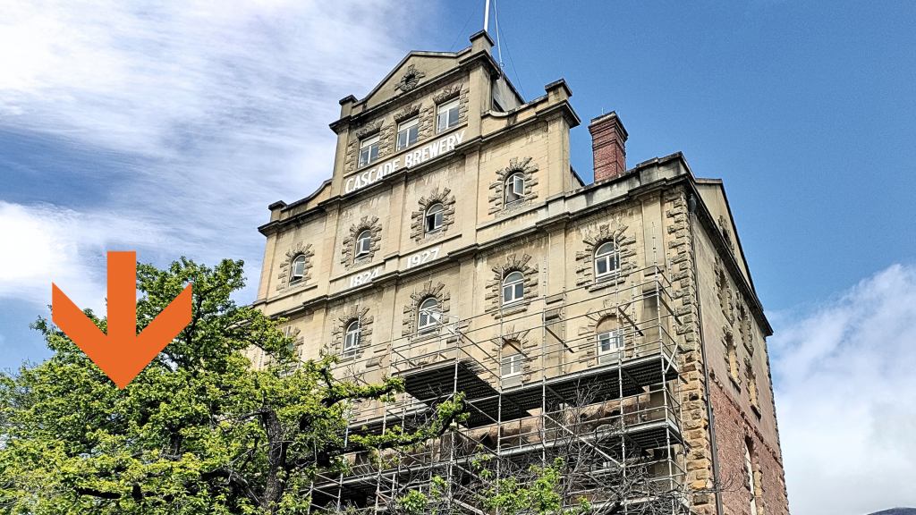Cascade Brewery Building Wrap