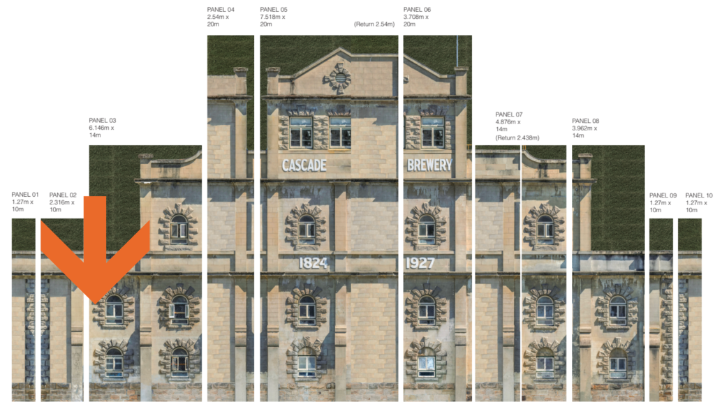 Artwork Proof 2 - Cascade Brewery Building Wrap