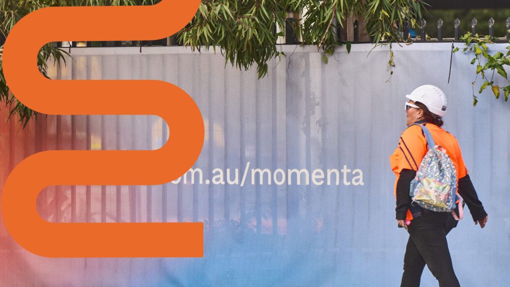 Scentre group custom printed banner advertising by mesh direct