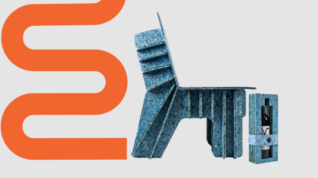 chair made of uptex recycled fabrics mesh direct