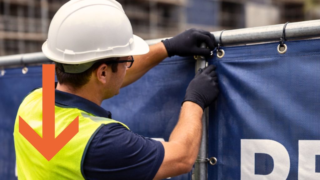 Installation services with mesh direct installing banner