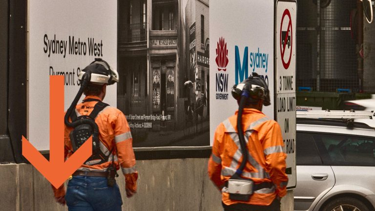 Construction Site vinyl hoarding