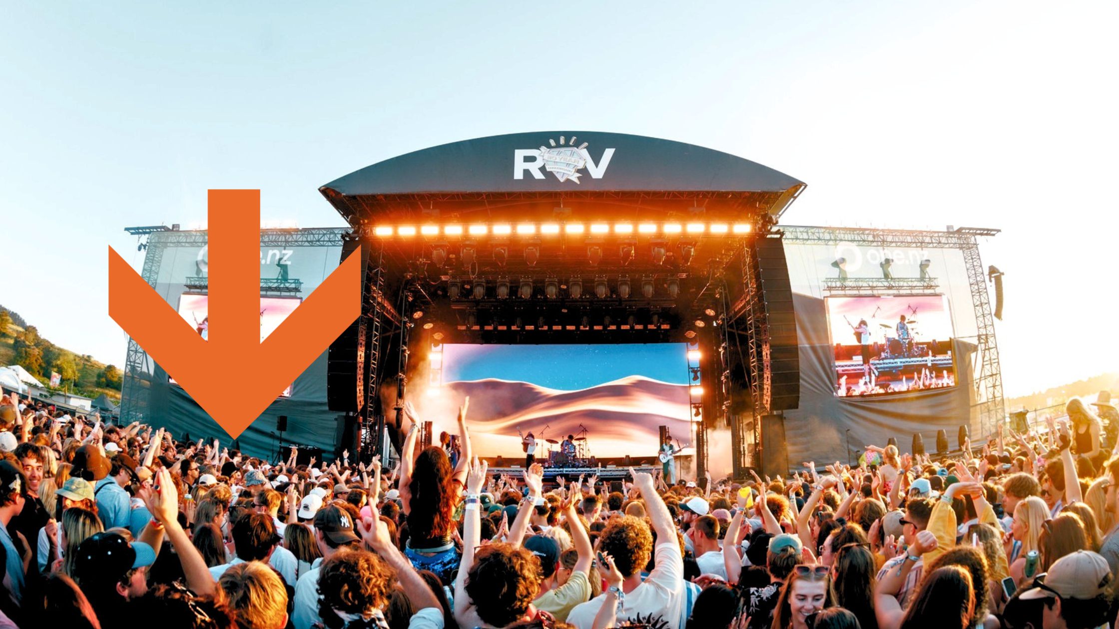 Festival Stage Printed Signage