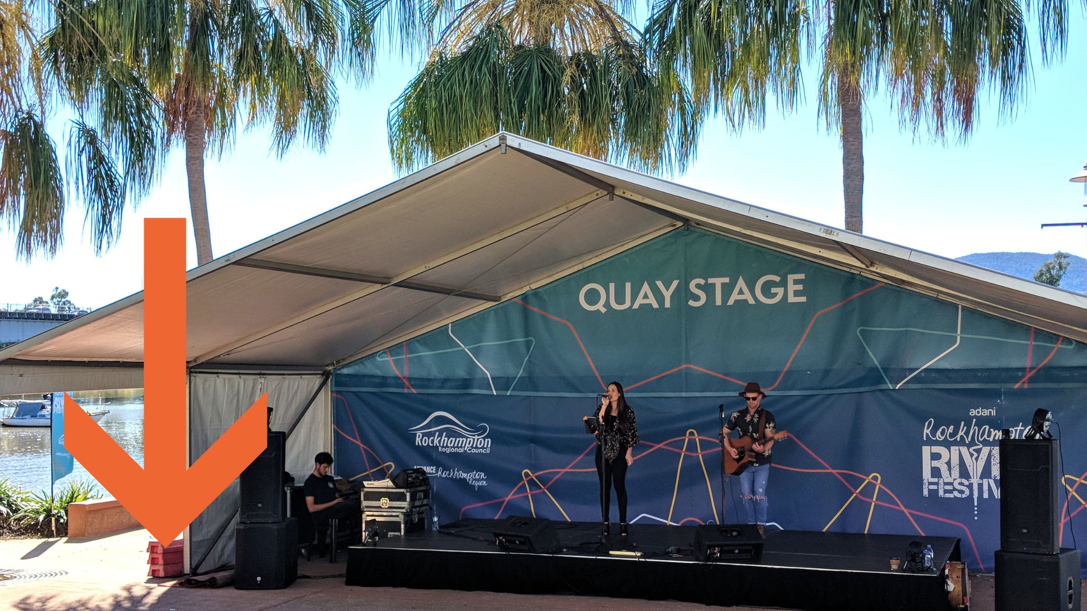 Stage Backdrop Banner Mesh