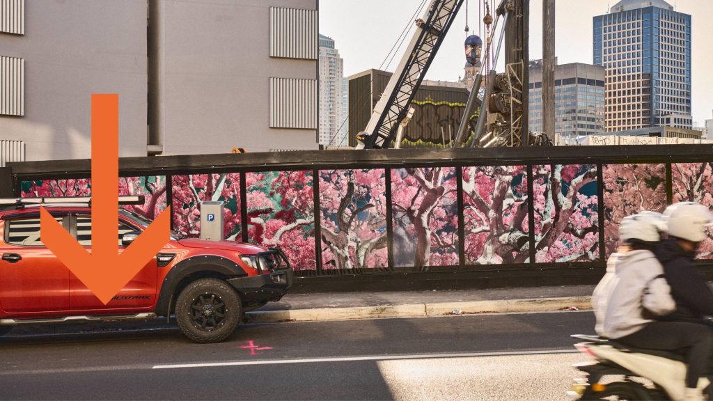 Anti Graffiti Hoarding Printed signage